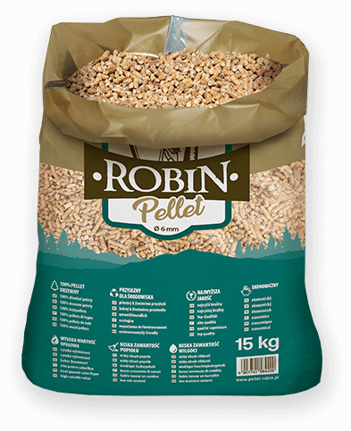 worek pelletu opałowego Robin do kupienia w Wołominie lub sklepie internetowym
